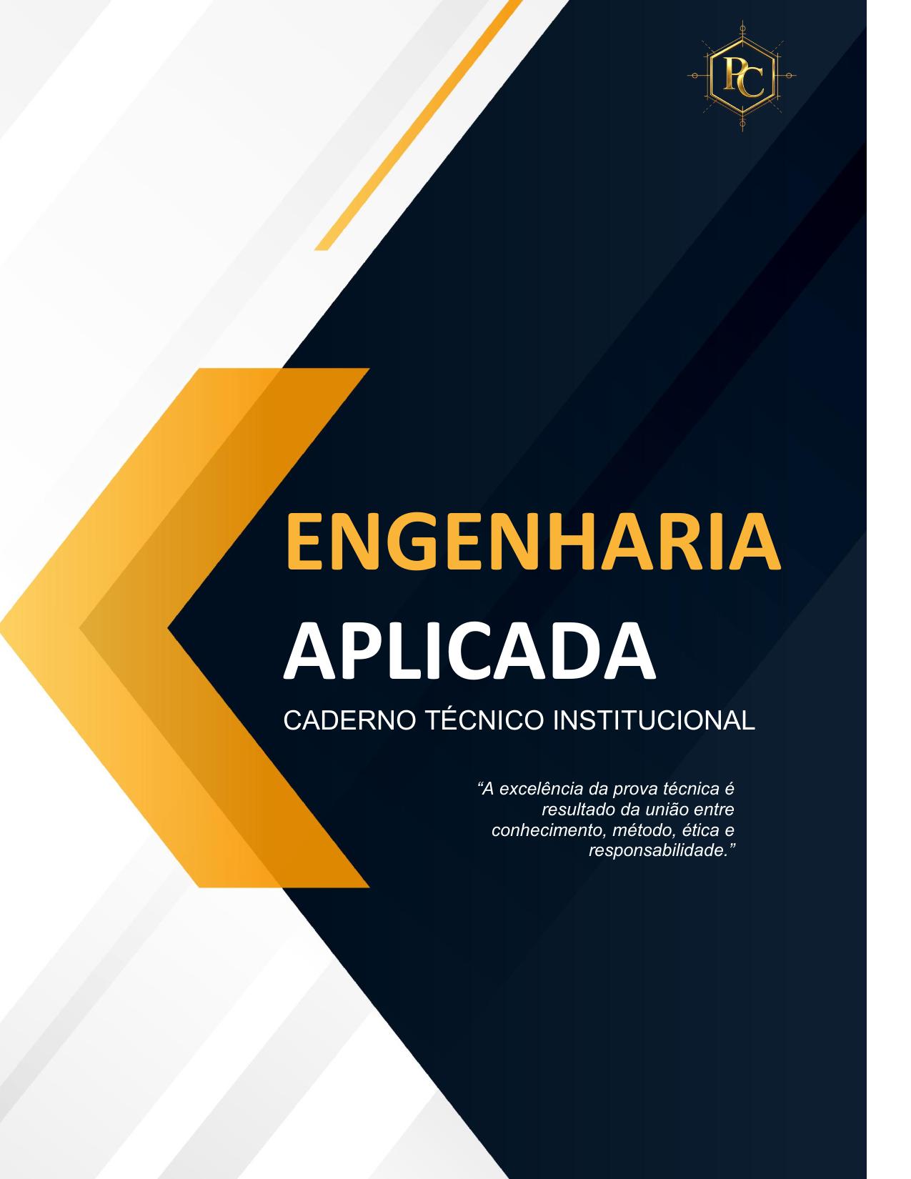 Capa do artigo Engenharia Aplicada — Caderno Técnico Institucional